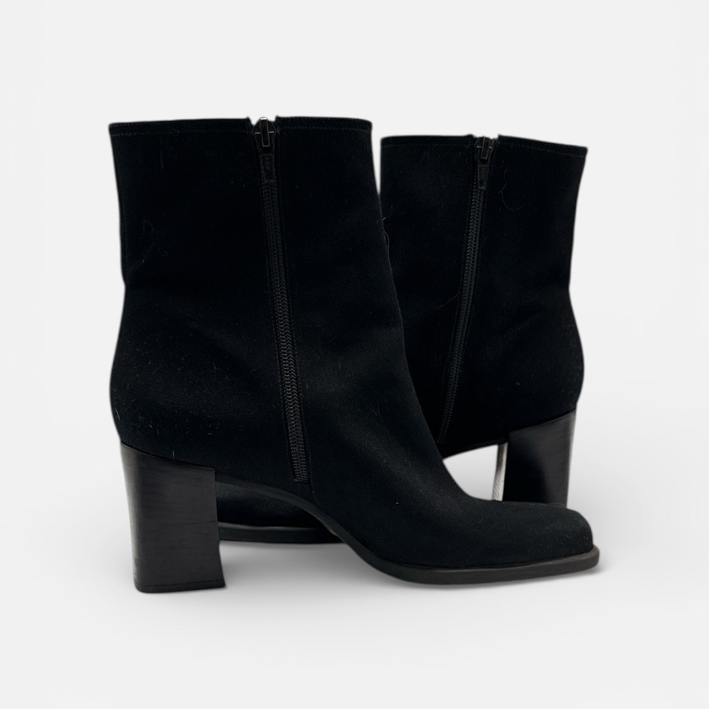 NINE WEST TANIA Women’s Platform 2 Boots Black Size 9.5